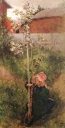 Carl Larsson Apple Blossoms USA oil painting artist